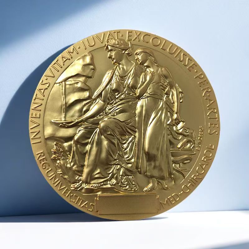 Nobel Prize in Physics Medal Replica (1:1 Scale) With Gift Box