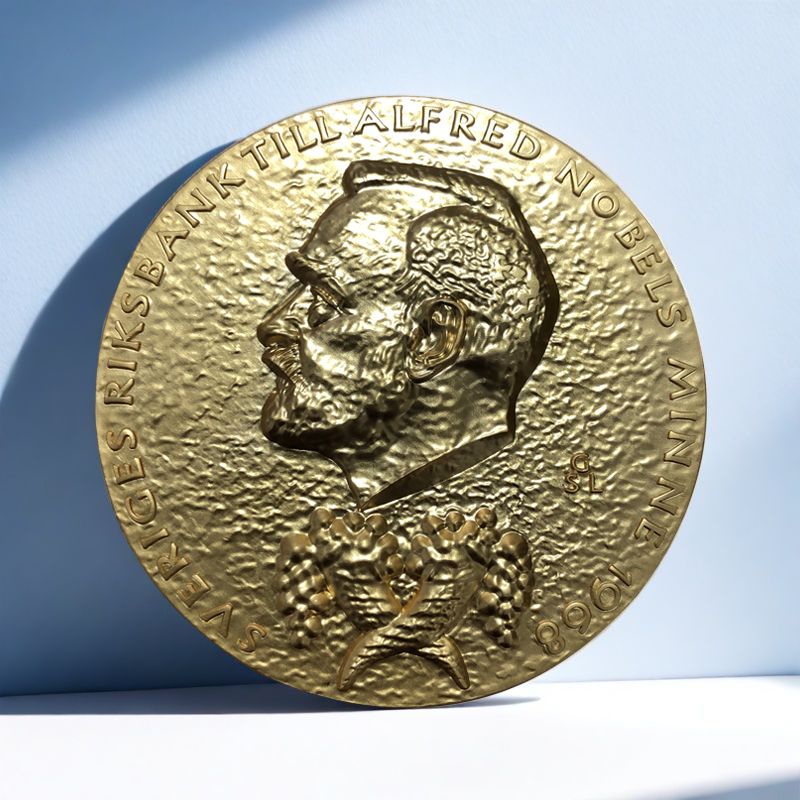 Nobel Prize in Physics Medal Replica (1:1 Scale) With Gift Box