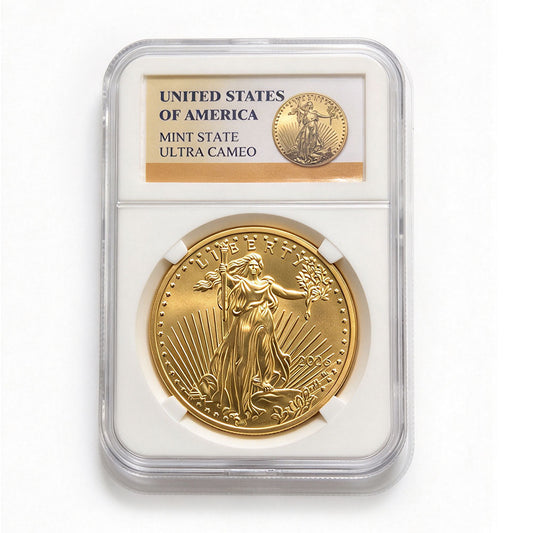 2026 US Gold Eagle Coin With Protective Case