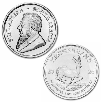 2026 South Africa 1 oz Silver Krugerrand Coin