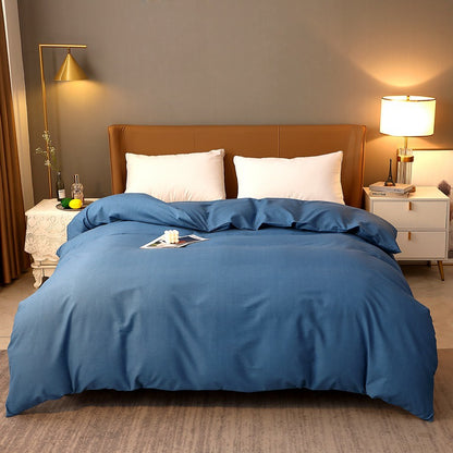 Solid Color Modern Style Pure Cotton Quilt Cover