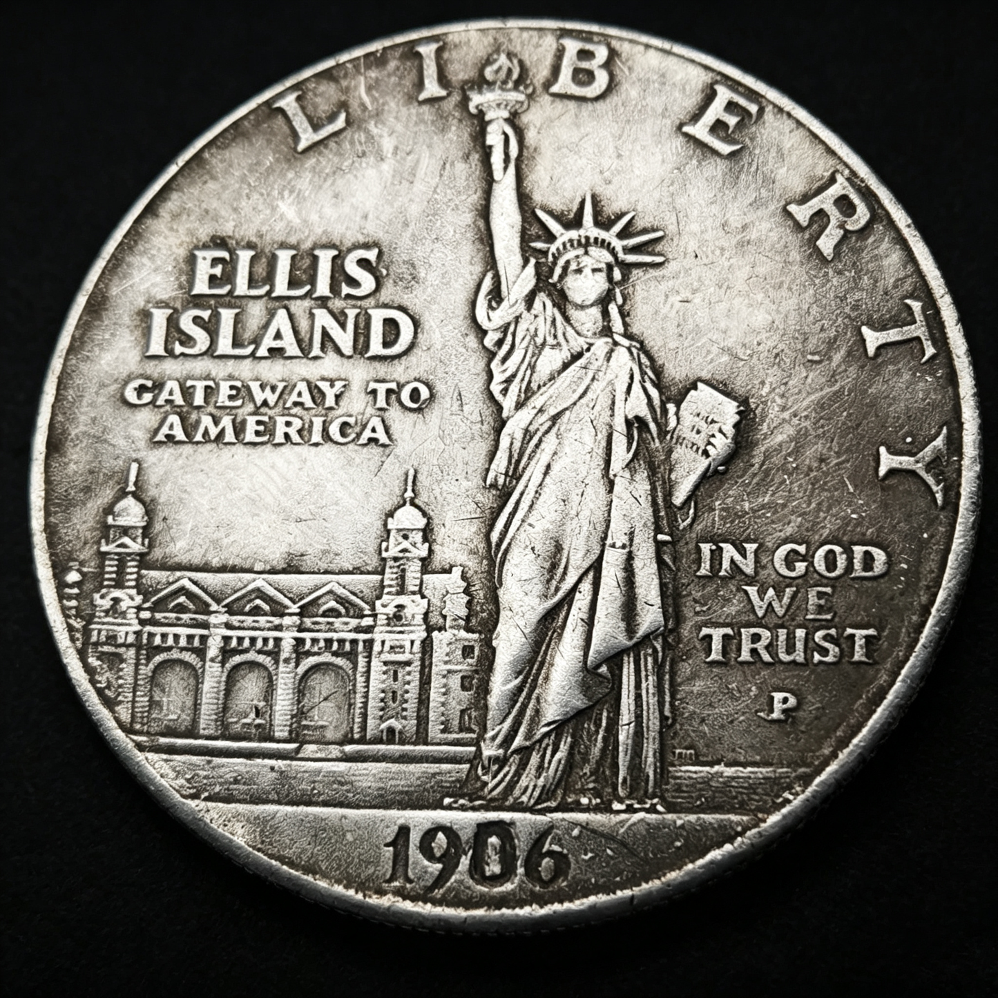 1906 US Statue of Liberty $1 Dollar Coin