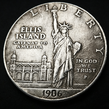 1906 US Statue of Liberty $1 Dollar Coin