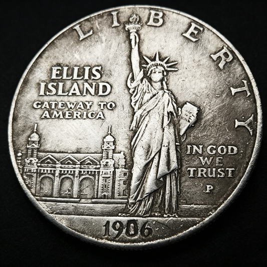 1906 US Statue of Liberty $1 Dollar Coin