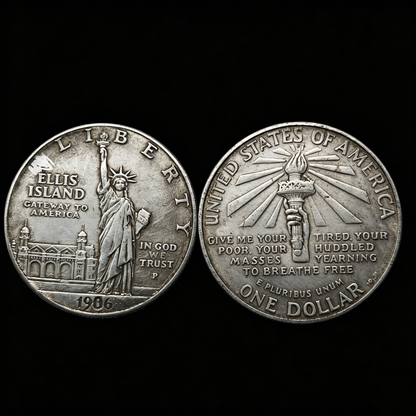 1906 US Statue of Liberty $1 Dollar Coin