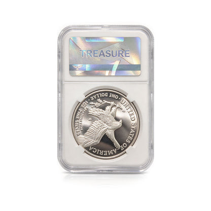 250 Privy US Silver Eagle With Air-Cushion Protective Case