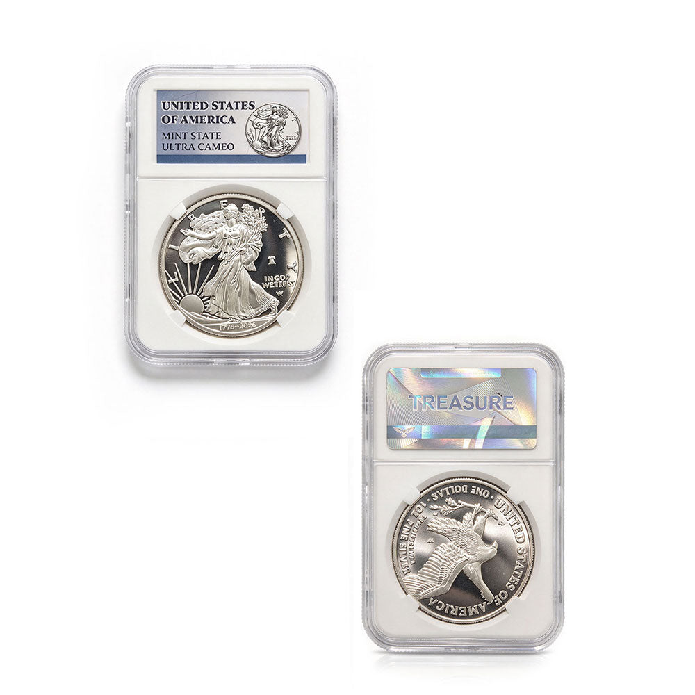2026-P Silver Morgan Dollar Reverse Proof (250 Privy)  With Air-Cushion Protective Case