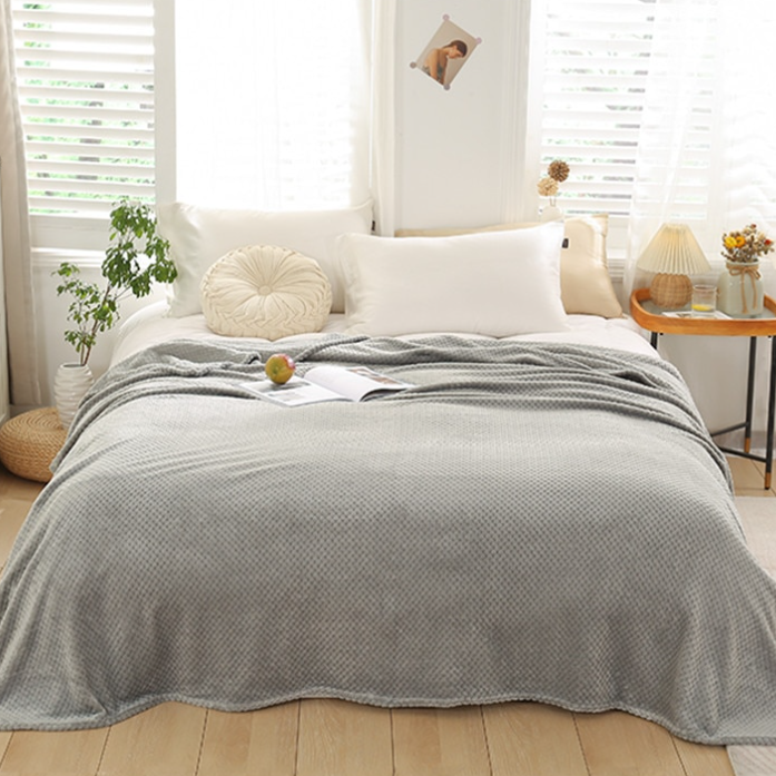 🔥Hot Sale--Winter Warm Soft Coral Fleece Throw Blanket Bed Quilt