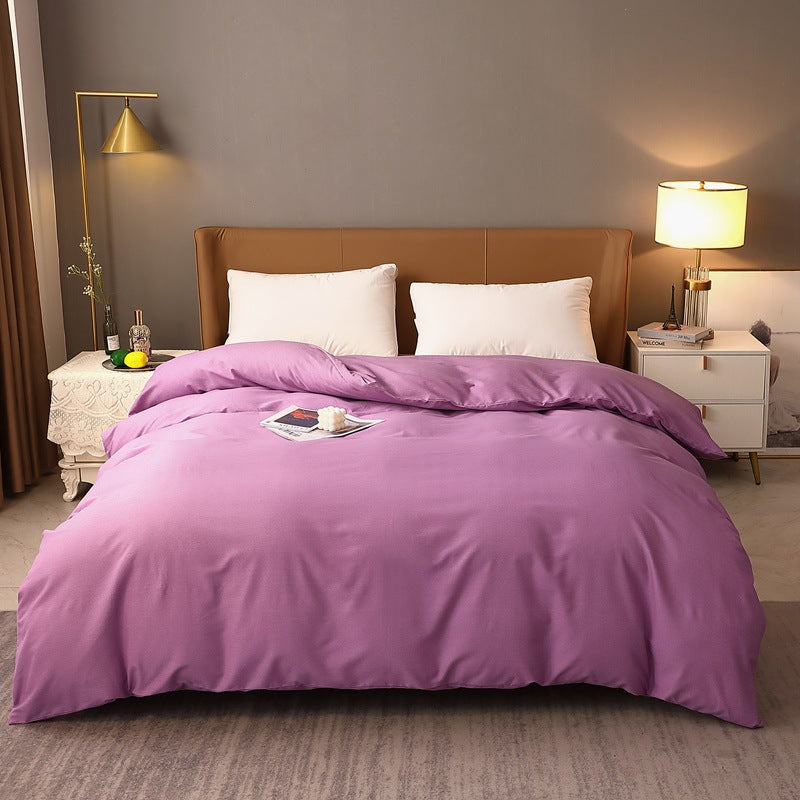 Solid Color Modern Style Pure Cotton Quilt Cover