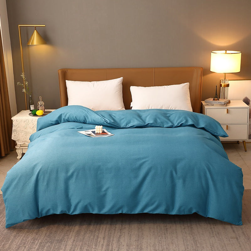 Solid Color Modern Style Pure Cotton Quilt Cover