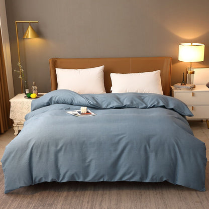 Solid Color Modern Style Pure Cotton Quilt Cover