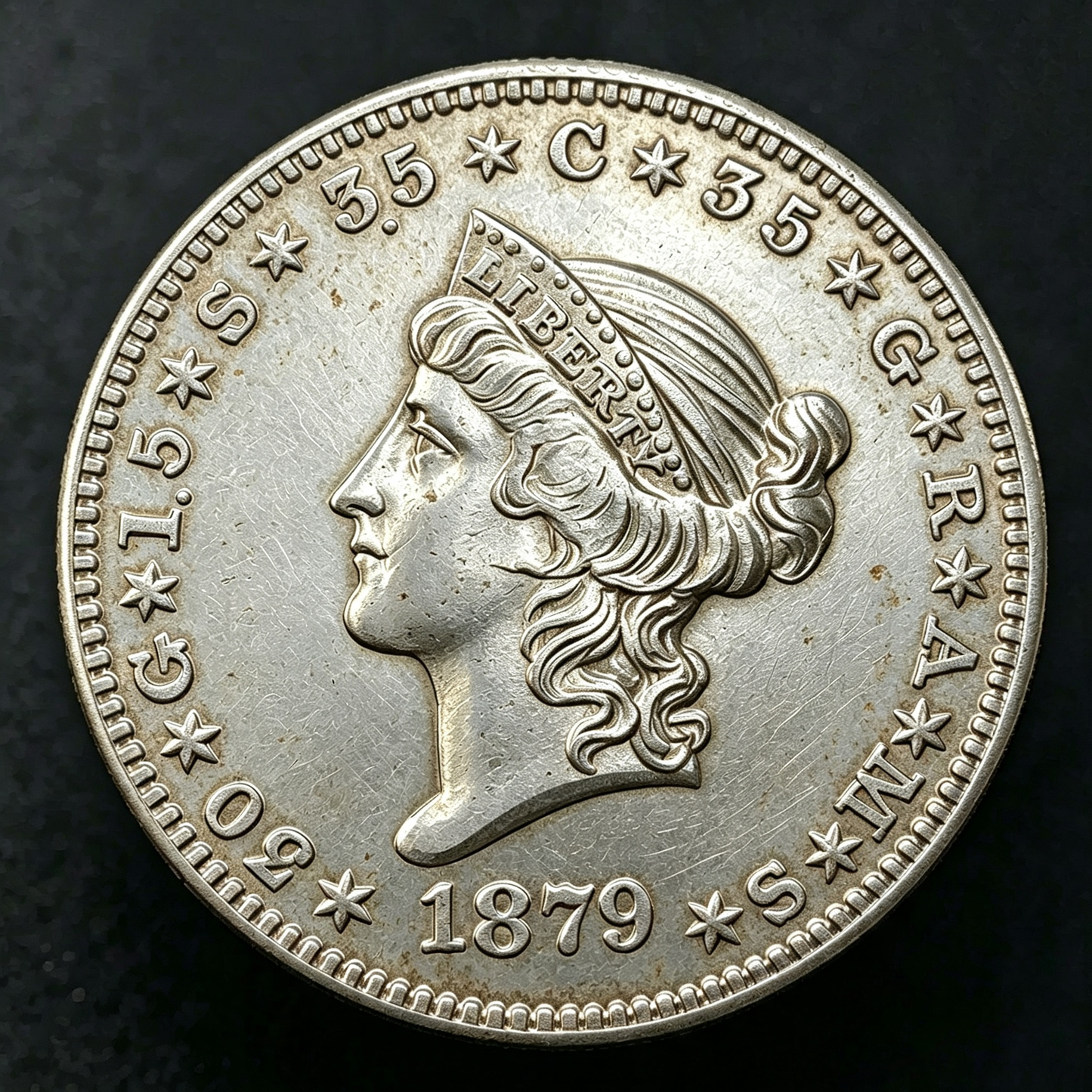 1879 U.S. Liberty Double Eagle $20 Coin