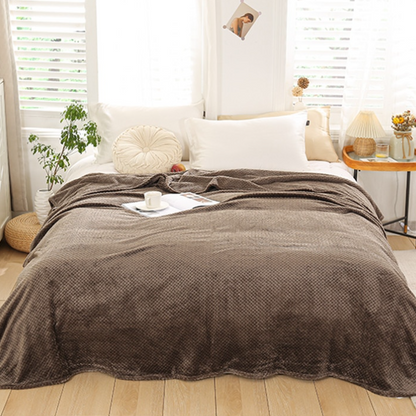 🔥Hot Sale--Winter Warm Soft Coral Fleece Throw Blanket Bed Quilt