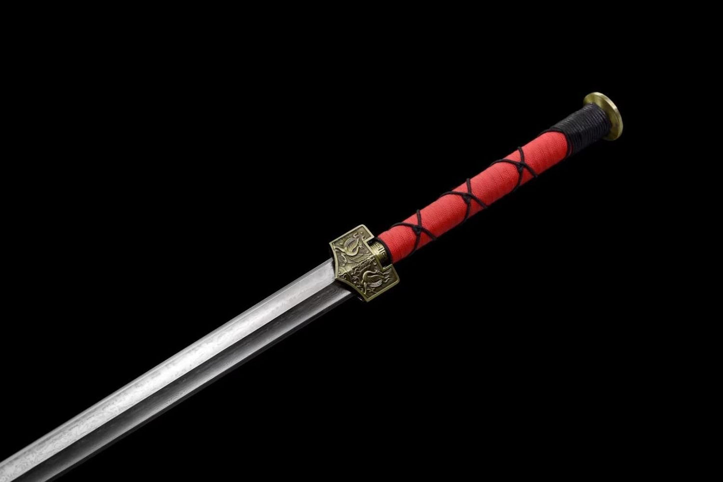 Han jian Sword Real,Forged Damascus Steel Blades