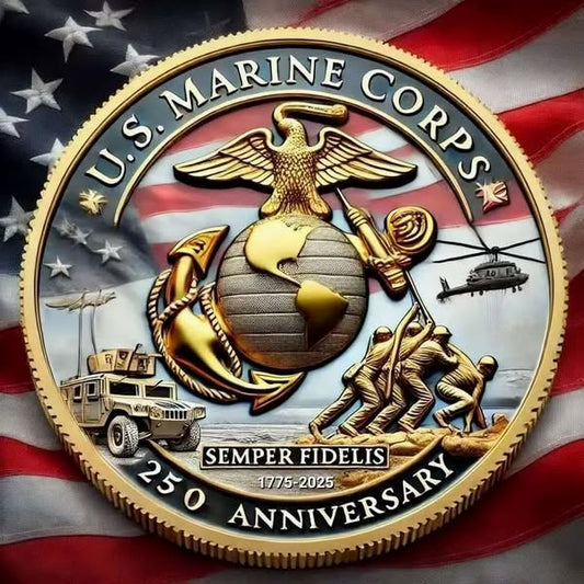 🔥Limited Edition🎁250th Anniversary U.S. Military Commemorative Coins
