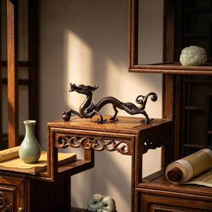 Five-Clawed Dragon Pen Holder