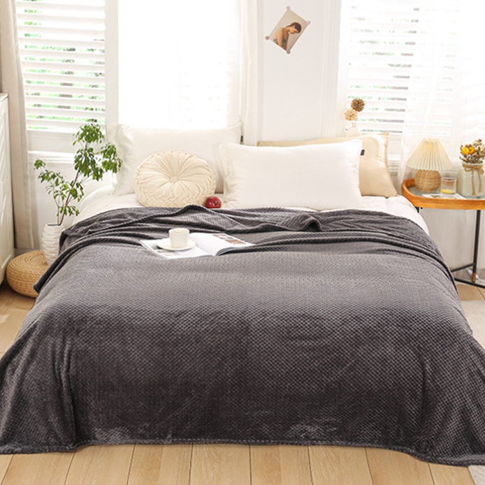 🔥Hot Sale--Winter Warm Soft Coral Fleece Throw Blanket Bed Quilt