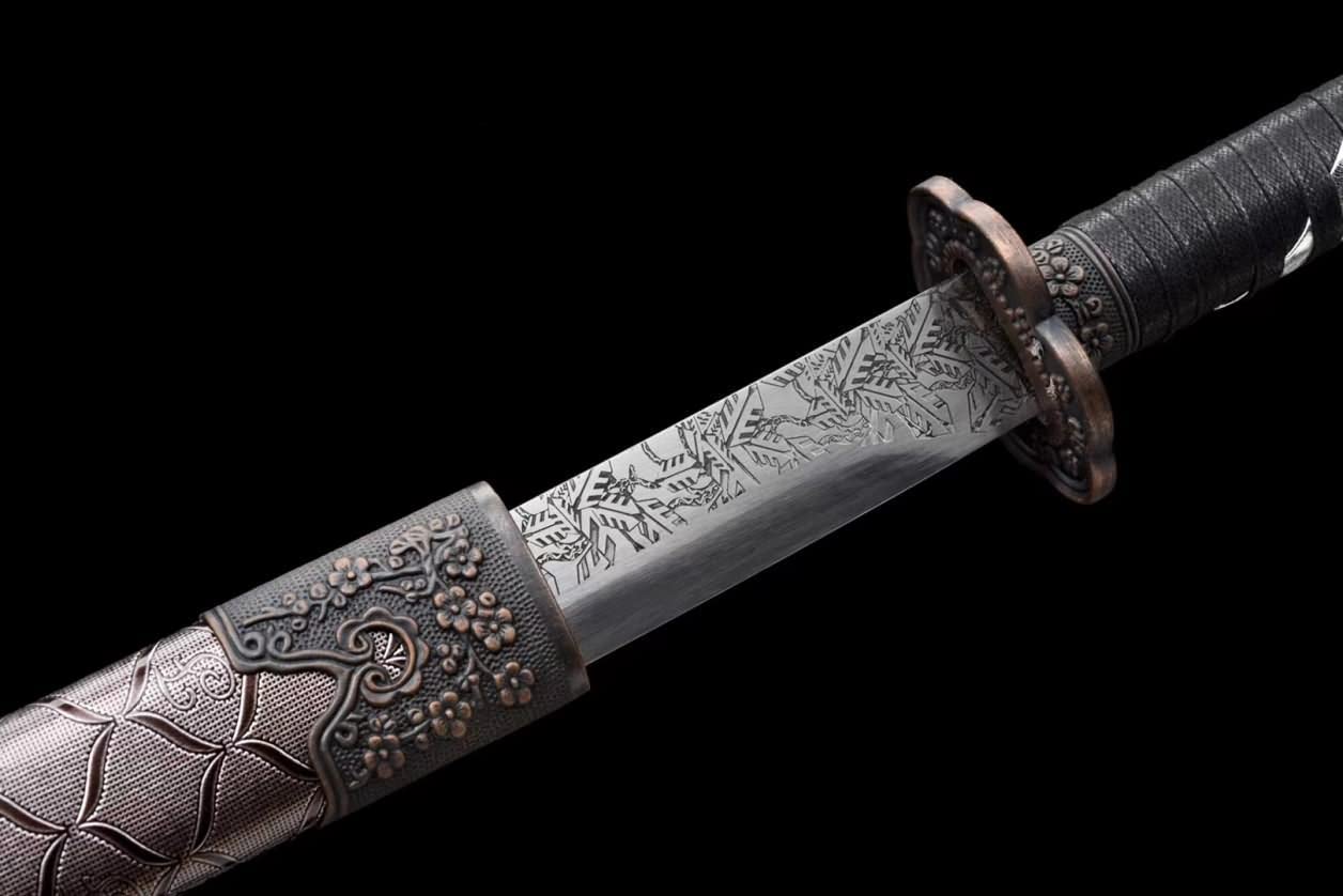 Qing Dao,Practical Knife,Forged High Carbon Steel Blade,Alloy Fittings