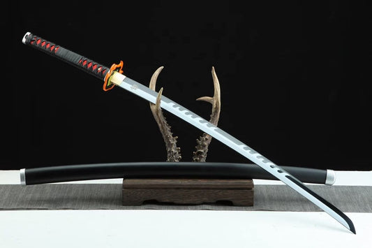 Cosplay Demon Slayer Samurai Sword Forged Medium Carbon Steel Katana