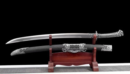 Qing dao-Traditional Craftsmanship,High Carbon Steel Blade,Alloy Fittings