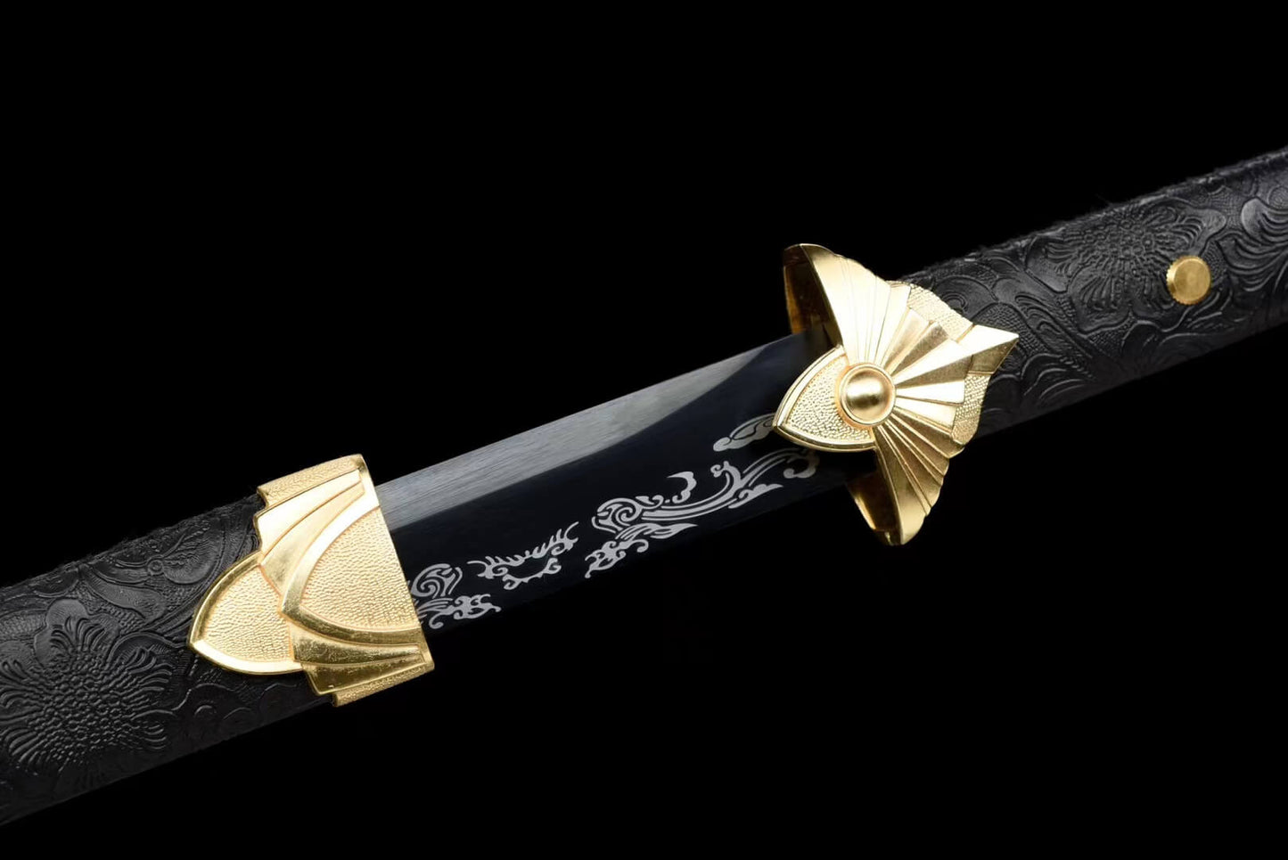 Tang dao sword,Forged High Carbon Steel Blade,Alloy Fittings