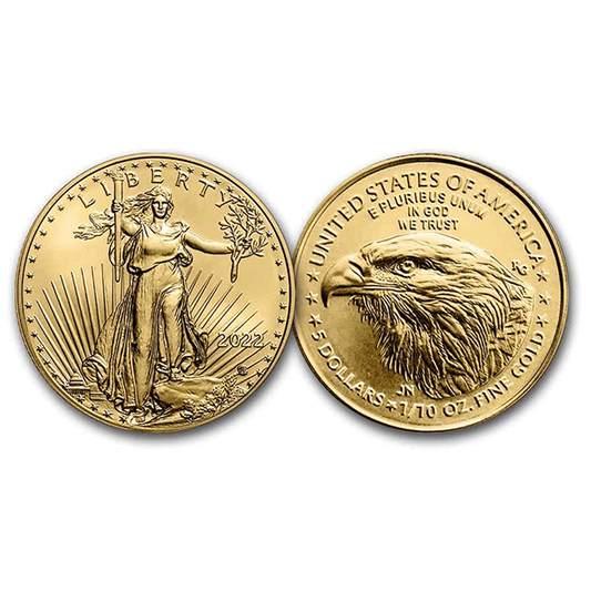 ✈️BUY 5 FREE SHIPPING✈️--2022 1 oz Gold American Eagle Coin