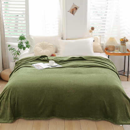 🔥Hot Sale--Winter Warm Soft Coral Fleece Throw Blanket Bed Quilt