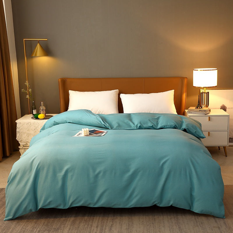 Solid Color Modern Style Pure Cotton Quilt Cover