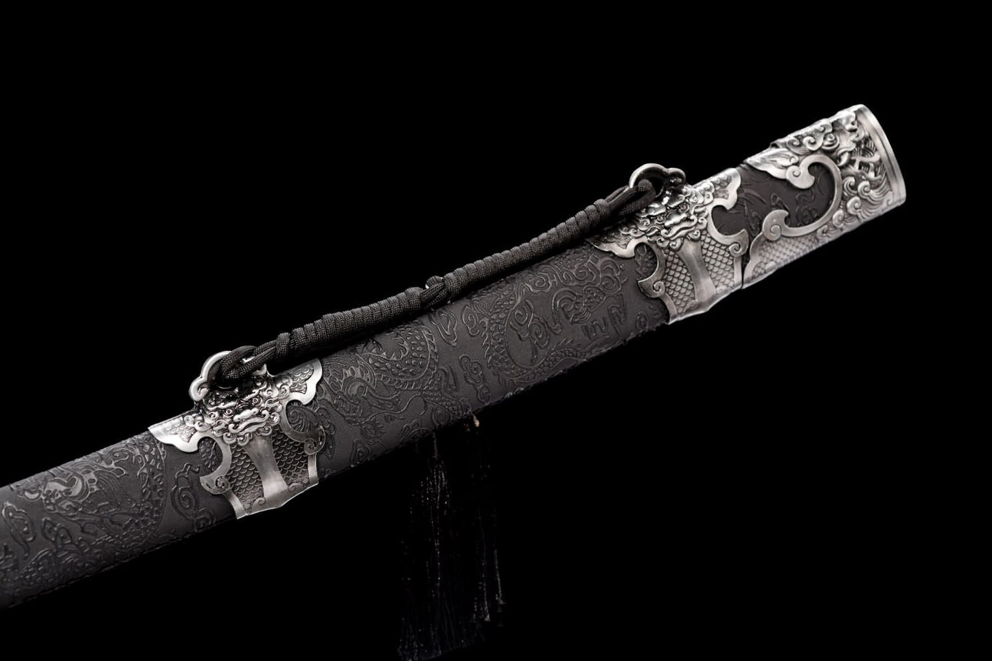 Qing dao Sword - Hand Forged High Carbon Steel Blade Blade with Alloy Fittings