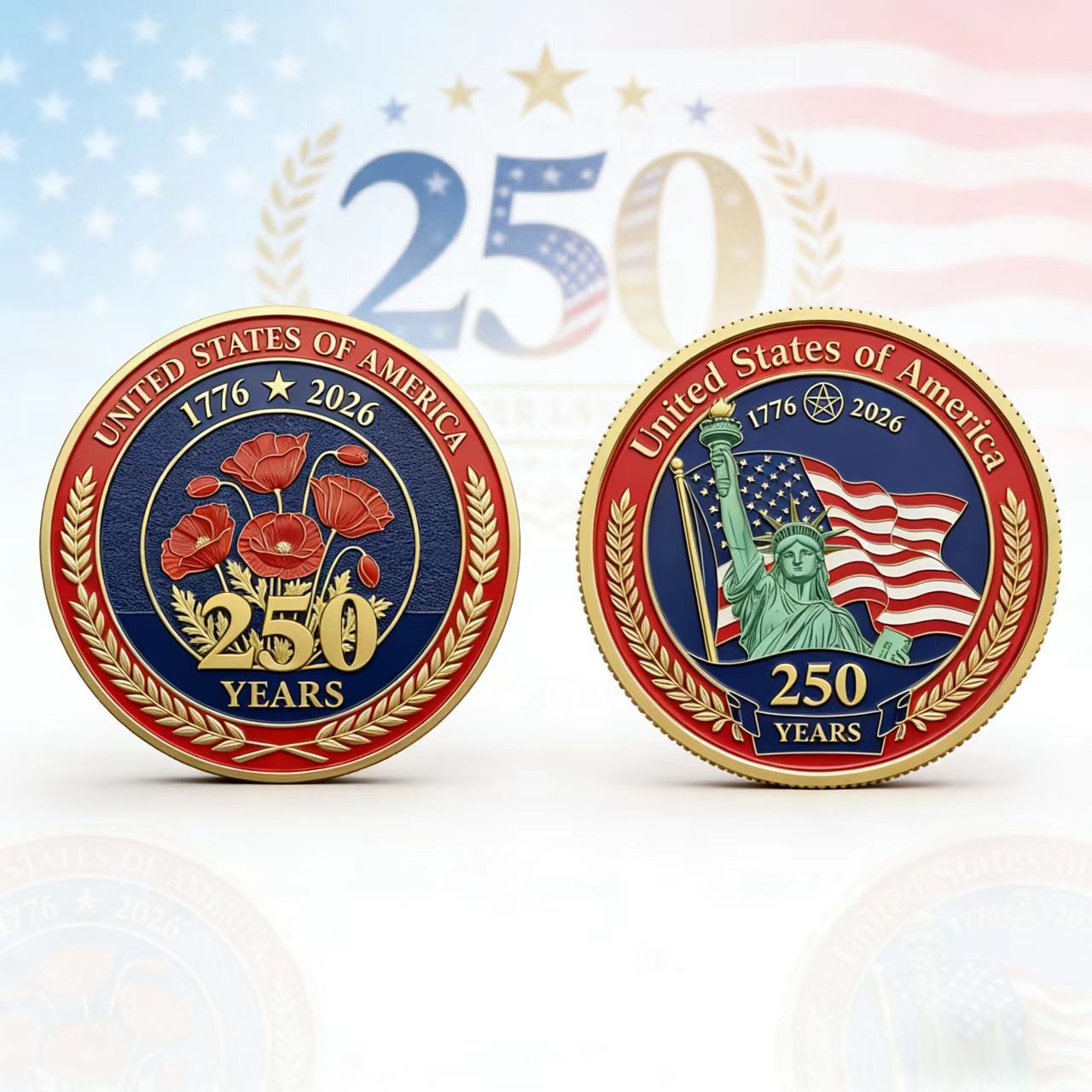 Celebrate the Legacy - United States 250th Anniversary Coin