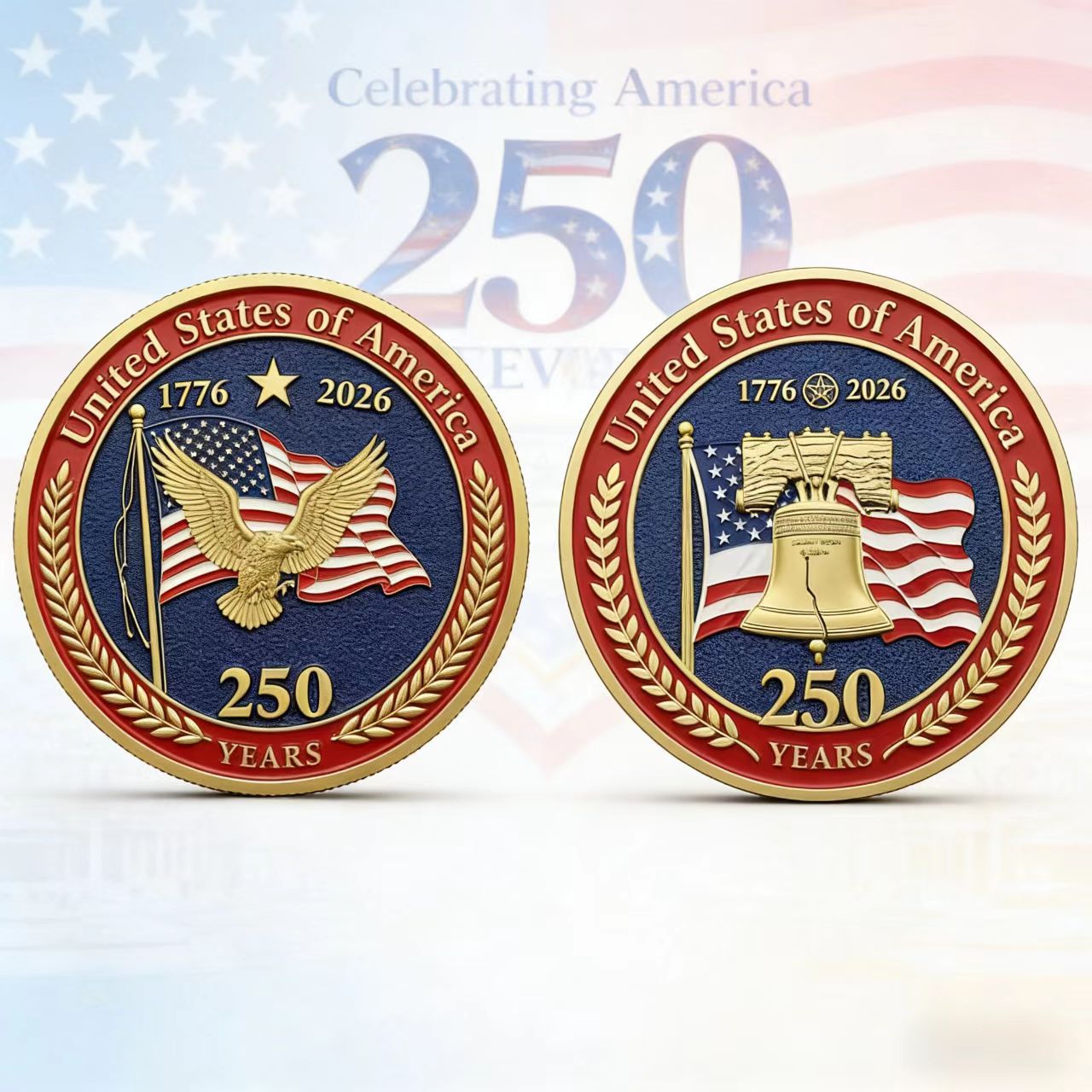 Celebrate the Legacy - United States 250th Anniversary Coin