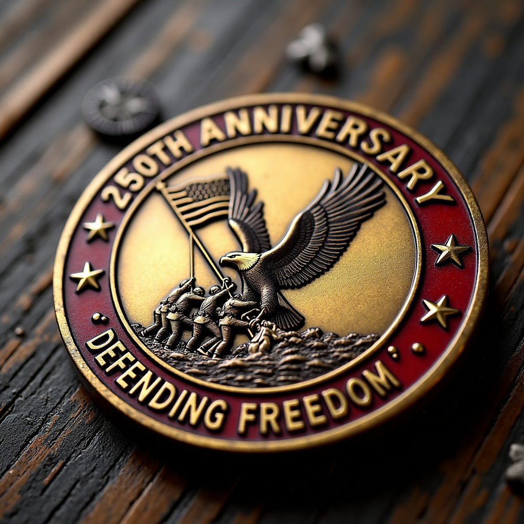 Enduring Legacy: 250th Anniversary Defending Freedom Commemorative Medallion