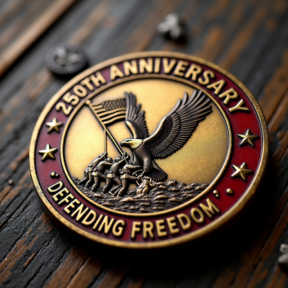 Enduring Legacy: 250th Anniversary Defending Freedom Commemorative Medallion