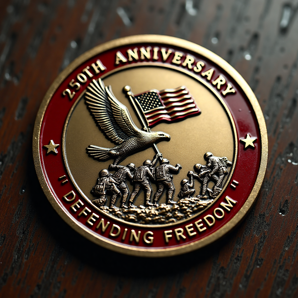 Enduring Legacy: 250th Anniversary Defending Freedom Commemorative Medallion