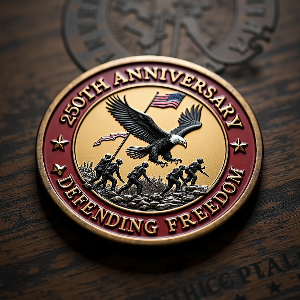 Enduring Legacy: 250th Anniversary Defending Freedom Commemorative Medallion