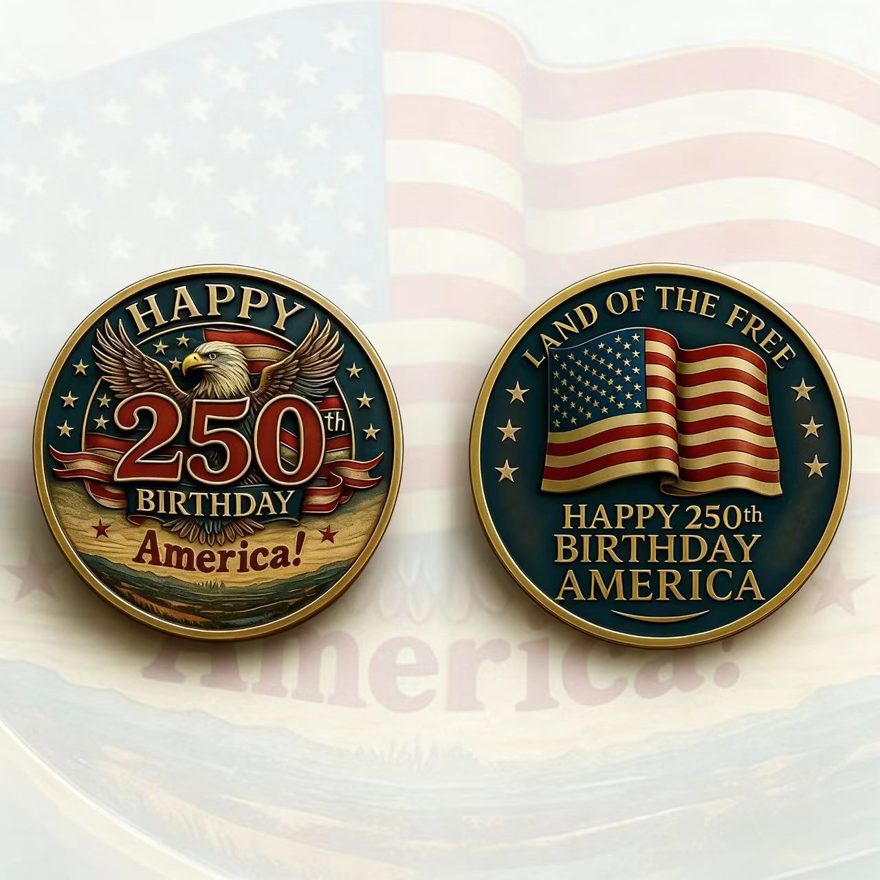 Celebrate the Legacy - United States 250th Anniversary Coin