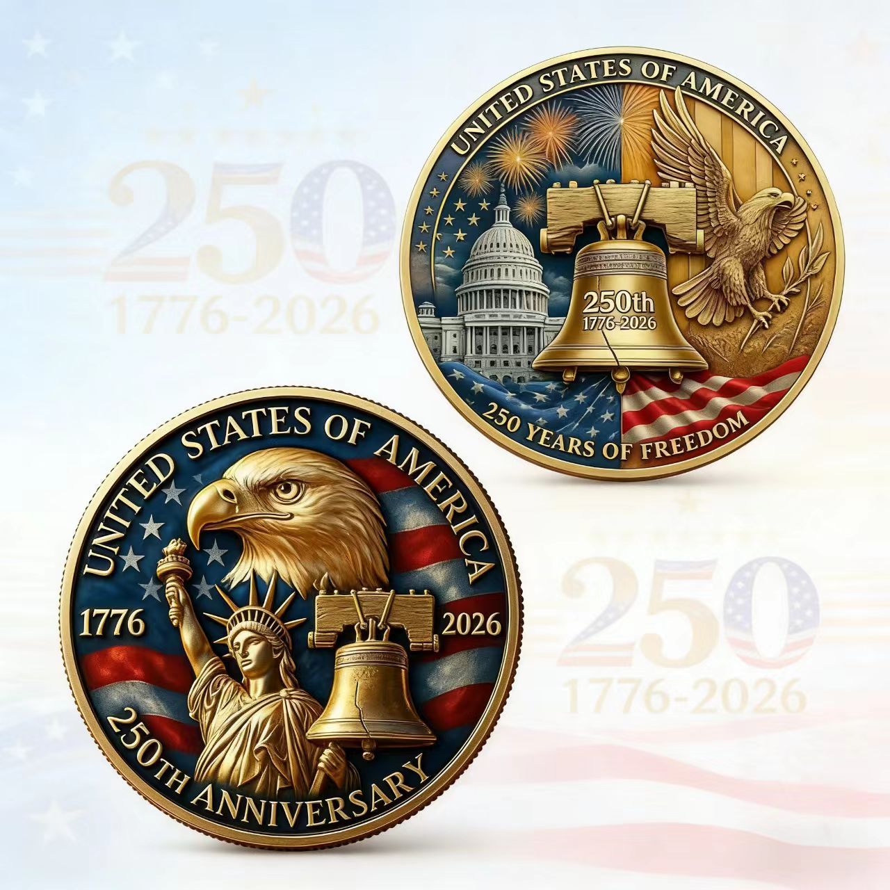 Celebrate the Legacy - United States 250th Anniversary Coin
