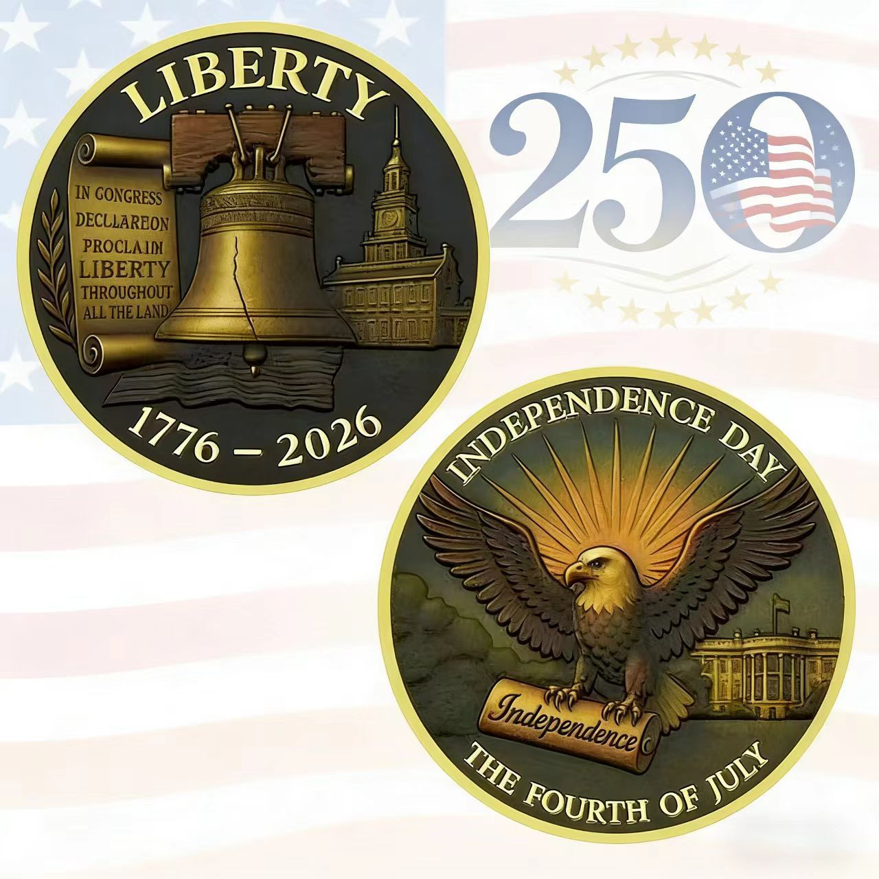 Celebrate the Legacy - United States 250th Anniversary Coin