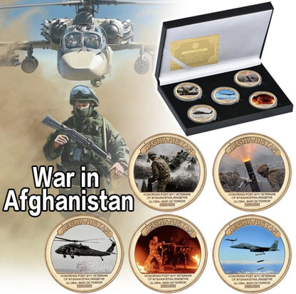 Afghanistan War Military Commemorative Coin Set