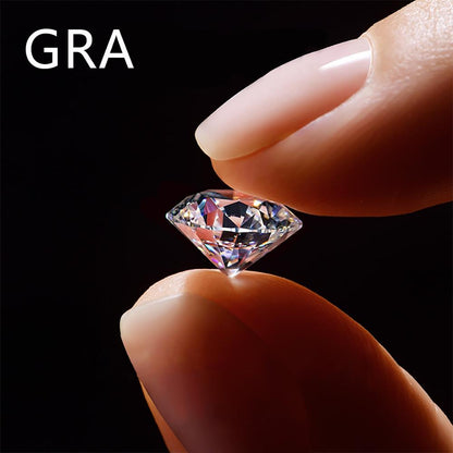GRA 100% Genuine Loose Gemstones Moissanite Stones