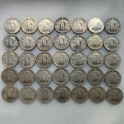 1916–1930 Multi-Year U.S. Liberty Quarter Coin