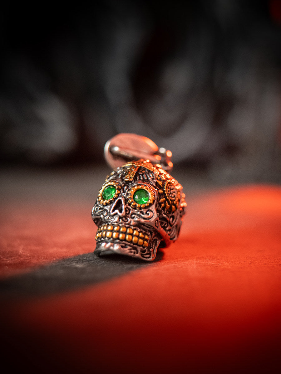 💀 Calavera Gothic Skull Necklace