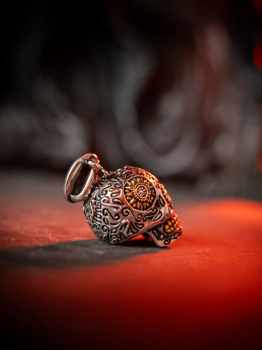 💀 Calavera Gothic Skull Necklace