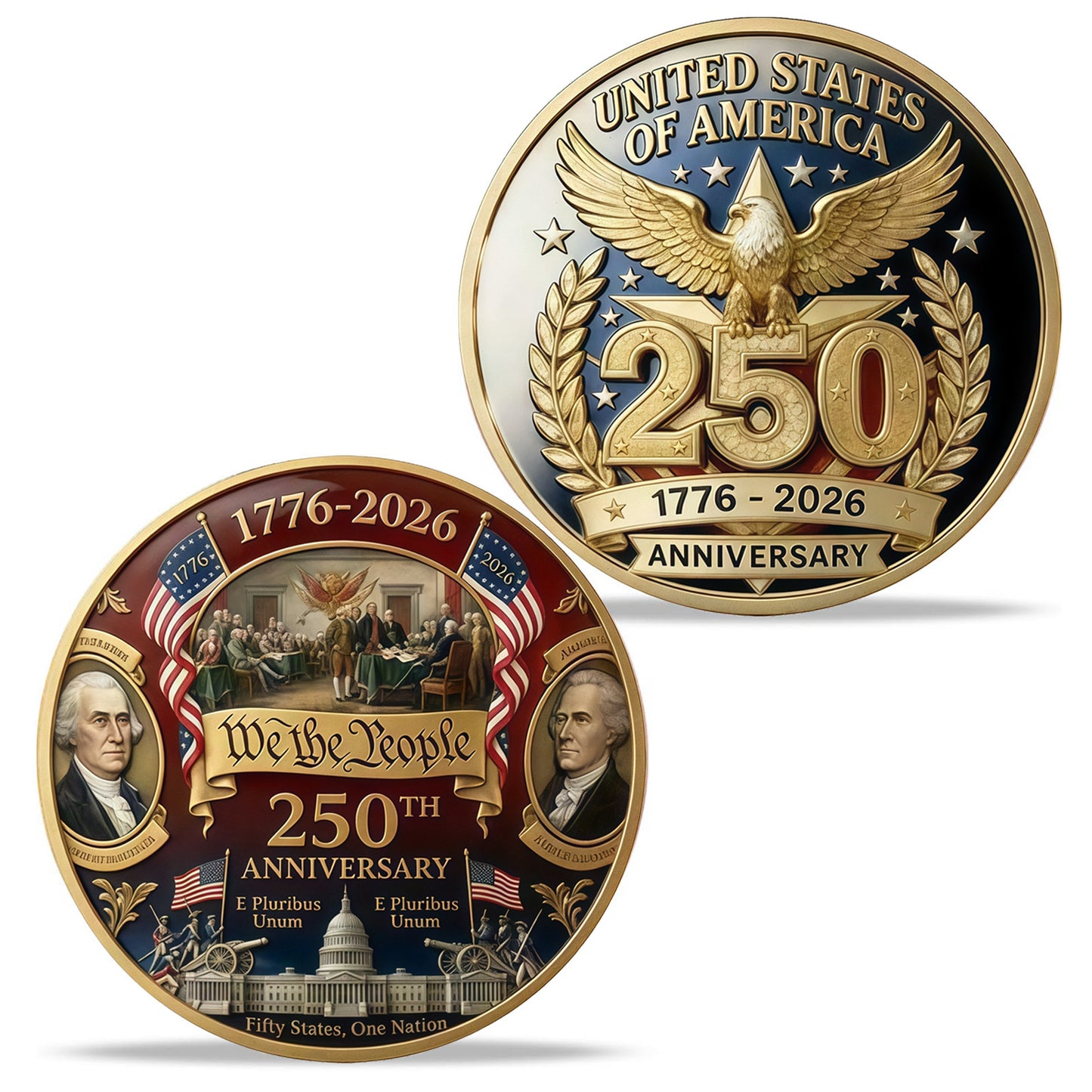 250th Anniversary Independence Celebration Coin