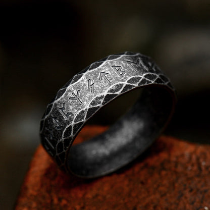 Japanese Vintage Viking Rune Ring