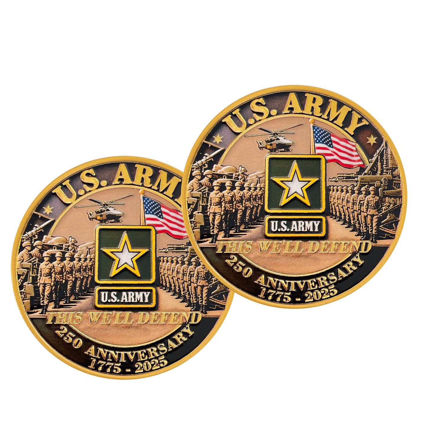 2026 USA 250 Years Army Coin