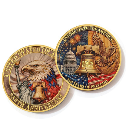 US 250th Independence Anniversary Navy Coin