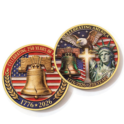 US 250th Independence Anniversary Navy Coin