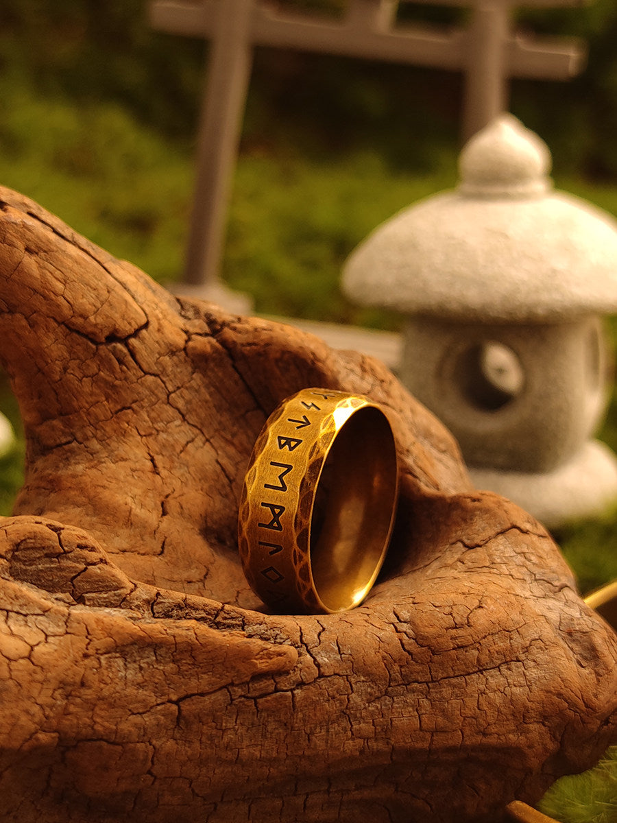 Japanese Vintage Viking Rune Ring