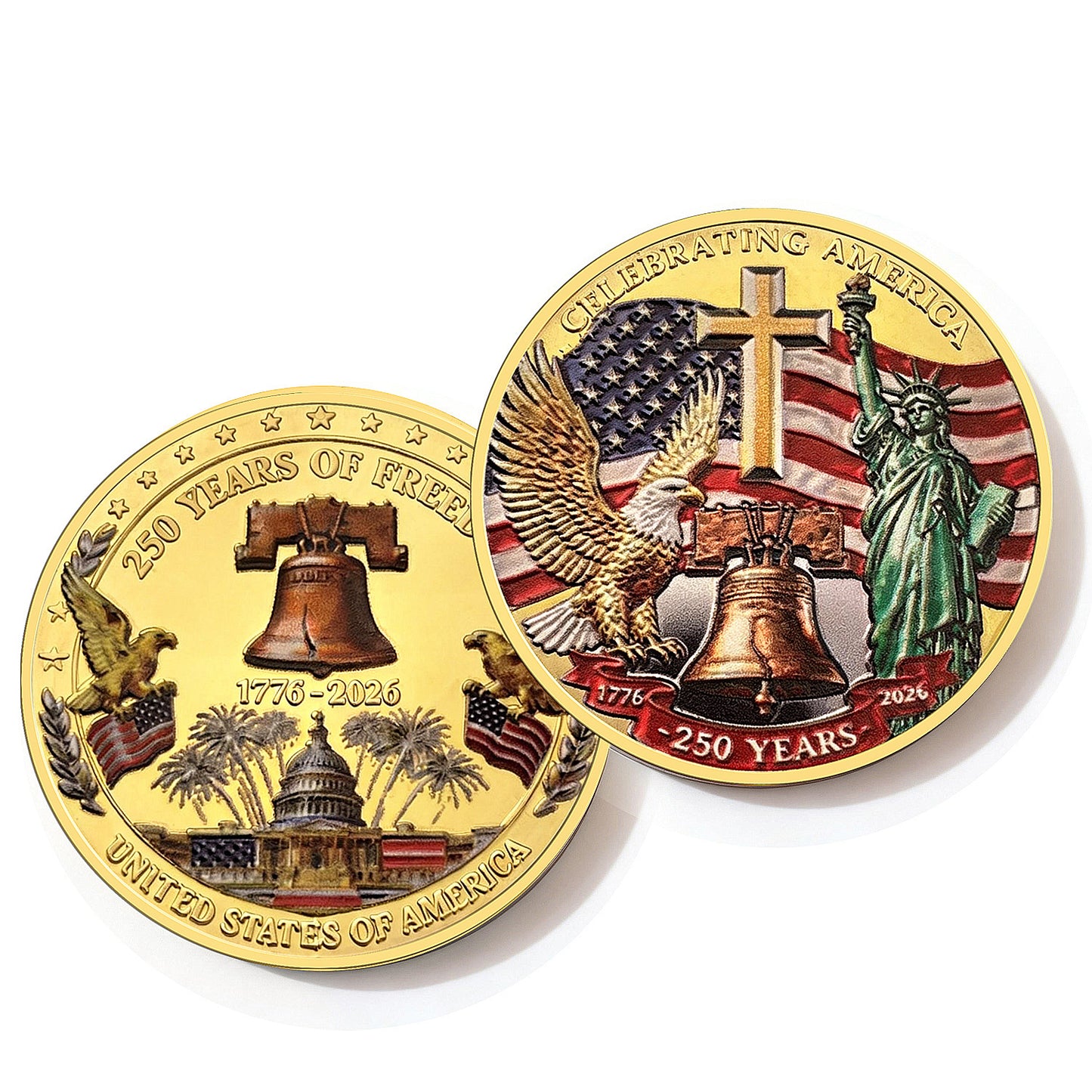 US 250th Independence Anniversary Navy Coin